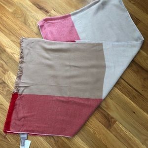 Chico’s Color Block Blanket Scarf